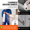 VEVOR Stretch Film, 15 inches x 1200 feet, 4 Pack, 80 Gauge Industrial Strength Clear Durable Stretch Wrap Roll, Heavy Duty Shrink Film Stretch Wrap with Handles for Pallet Wrapping Shipping Moving