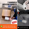 VEVOR Stretch Film, 5 inches x 1000 feet, 2 Pack, 80 Gauge Industrial Strength Clear Durable Stretch Wrap Roll, Heavy Duty Shrink Film Stretch Wrap with Handles for Pallet Wrapping Shipping Moving
