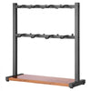 VEVOR Coffee Mug Holder for Countertop, 16 Hooks Coffee Cup Holder with Storage Base, 2 Tier Mugs Tree Rack Carbon Steel & Wood Mug Display Stand, for Coffee Bar Home Storage and Display (Matte Black)