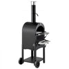 VEVOR Outdoor Pizza Oven, 12" Pellet Fire Ovens, 2-Layer Pizza Oven Wood Fired, Wood Burning Outdoor Pizza-Oven with 2 Removable Wheels, 1000℉ Max Temperature Fired Pizza-Maker Ovens for Barbecue