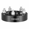 VEVOR Wheel Spacers, 1.5" 5"x5.5" Wheel Adapters, 5 Lug Forged Spacer, 71.5 mm Bore Hubcentric M1/2-20 Studs Spacers, Fit for Jeep Journey, WRANGLER JK JKU, Commander XK, Marquis, 4 PCS Black