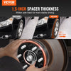 VEVOR Wheel Spacers, 1.5" 6"x5.3" Wheel Adapters, 6 Lug Forged Spacer, 87.1 mm Bore Hubcentric M14 x1.5 Studs Spacers, Fit for Ford F150, Expedition, Lobo, Navigator, 4 PCS Black