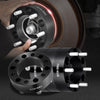 VEVOR Wheel Spacers, 2" 6"x5.5" Wheel Adapters, 6 Lug Forged Spacer, 108 mm Bore Hubcentric M14 x1.5 Studs Spacers, Fit for 1988-2023 Chevrolet, GMC, and Cadillac, 4 PCS Black