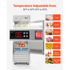 VEVOR Commercial Reach-In Refrigerator 29" W, 22 Cu.Ft Stainless Steel Upright Refrigerator with Single Door, Auto-Defrost, 4 Adjustable Shelves, 32 to 50℉ Temperature Control, ETL Certified