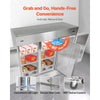 VEVOR Commercial Freezer, 32.2 in Width Reach In Upright-Freezer Three Door, 66.9 Cu.ft Auto-Defrost Stainless Steel Freezer with 12 Adjustable Shelves, -11 to 14℉ Temp Control, LED Light, 4 Wheels