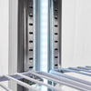 VEVOR Commercial Freezer, 71.65 in Width Reach In Upright-Freezer Three Door, 50.2 Cu.ft Auto-Defrost Stainless Steel Freezer with 12 Adjustable Shelves, -11 to 14℉ Temp Control, LED Light, 4 Wheels