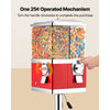 VEVOR Candy Vending Machine, Four Compartment Candy Vending Machine with Stand, Gumball & Candies Vendings Machines with Adjustable Height, Vintage Candies Dispenser for Shop, Arcade, Family Gathering