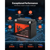 VEVOR Motorcycle Battery, 12 Volt 8Ah, LiFePO4 Lithium Pre-Charged Powersports Battery, Maintenance Free & High Performance, Compatible with ATV, Motorcycle, Jet Skis, Scooter, UTV, and More