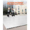 VEVOR Dryland Tiles for Hockey Floor Mat, 12 x 12 in 8 Pcs Interlocking Versatile Training Surface, Dance Floor Tiles, Hockey Training Equipment Board for Shooting (Ash Gray, 8 sq. ft/Box)