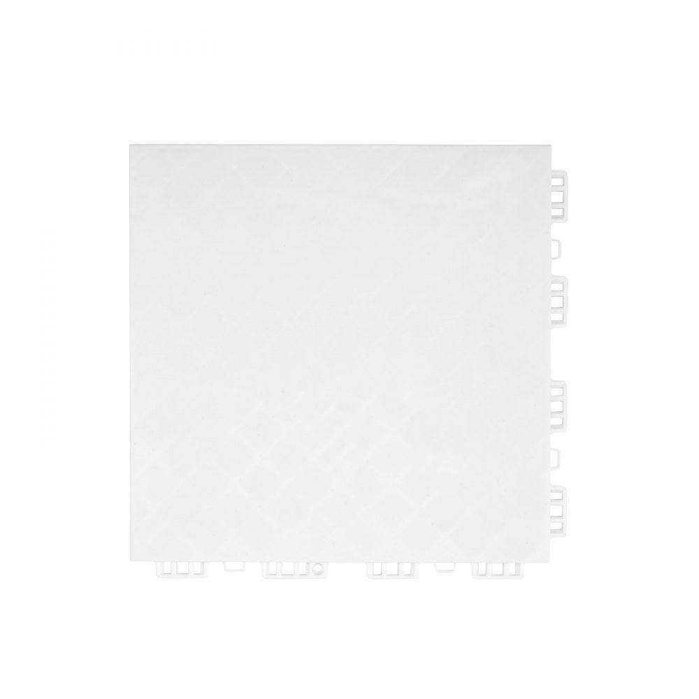 VEVOR Dryland Tiles for Hockey Floor Mat, 12 x 12 in 8 Pcs Interlocking Versatile Training Surface, Dance Floor Tiles, Hockey Training Equipment Board for Shooting (Ash Gray, 8 sq. ft/Box)