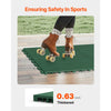 VEVOR Dryland Tiles for Hockey Floor Mat, 12 x 12 in 8 Pcs Interlocking Versatile Training Surface, Dance Floor Tiles, Hockey Training Equipment Board for Shooting (Green, 8 sq. ft/Box)