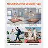 VEVOR Dance Floor Tiles, 12.4 x 12.4 in 9 Piece Interlocking Dance Flooring, Portable Dance Practice Floor with Cushioned Base  (Oak Wood Grain, 9 sq. ft/Box )