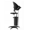 VEVOR Portable Shampoo Bowl 270° Rotating Salon Sink Wash Basin with Bucket, for Home & Salon Use, Height and Angle Adjustable, Hair Washing Station with Drain Hose, Showerhead & Storage Tray, Black