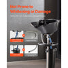 VEVOR Portable Shampoo Bowl, Deep Shampoo Sink with Adjustable Height & Angle, Washing Hair Station Includes Drain Hose, Shower Head and Bucket, Salon Sink for Home & Barber Use, Black