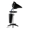 VEVOR Portable Shampoo Bowl, Deep Shampoo Sink with Adjustable Height & Angle, Washing Hair Station Includes Drain Hose, Shower Head and Bucket, Salon Sink for Home & Barber Use, Black