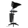 VEVOR Portable Shampoo Bowl, Deep Shampoo Sink with Adjustable Height & Angle, Washing Hair Station Includes Drain Hose, Shower Head and Bucket, Salon Sink for Home & Barber Use, Black
