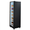 VEVOR Commercial Merchandiser Refrigerator, 12.4 Cu.Ft / 350 L Glass Door Display Refrigerator, Upright Beverage Cooler Fridge with 5 Adjustable Shelves, Soft LED Light & Casters for Homes Shops Bars