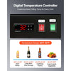VEVOR Commercial Merchandiser Refrigerator, 26.8 Cu.Ft / 760L Upright Beverage Cooler, 3 Glass Door Display Refrigerator with Customizable Lightbox, 12 Adjustable Shelves, Soft LED Lighting & Casters