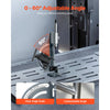 VEVOR Pipe Notcher, Tubing Notcher for 1/2 to 2-inch Pipes, Pipe & Tube Notcher with 0 to 60° Adjustable Angle for Metal, PVC, Wood Pipes, Ideal for Repair Shops, Home Projects, Metalworking