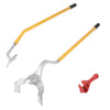 VEVOR Tire Mount Demount Tool, 22.5-24.5 inch Manual Steel Tire Changer Mount Demount Removal Tool, with Extra bead holder, Tubeless Truck Bead Breaker, 3 PCS Tire Changing Tools, Orange