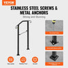 VEVOR Handrails for Outdoor Steps, Fit 1 or 2 Steps Outdoor Stair Railing, Arch#1 Wrought Iron Handrail, Flexible Porch Railing, Black Transitional Handrails for Concrete Steps or Wooden Stairs
Visit the Happybuy Store