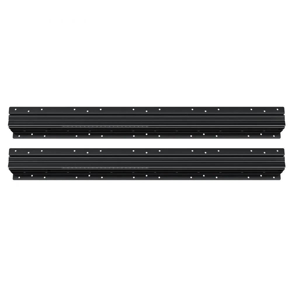VEVOR Undermount Drawer Slides, 32 inch, Full Extension Ball Bearing Under Stair Cabinet Rails, 260 LB Load Capacity Heavy Duty Bottom Stair Cabinet Glides Track Runners,for DIY Replacement, Black