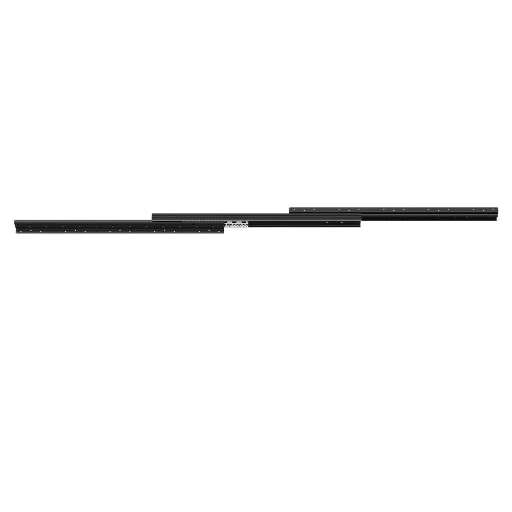 VEVOR Undermount Drawer Slides, 32 inch, Full Extension Ball Bearing Under Stair Cabinet Rails, 260 LB Load Capacity Heavy Duty Bottom Stair Cabinet Glides Track Runners,for DIY Replacement, Black