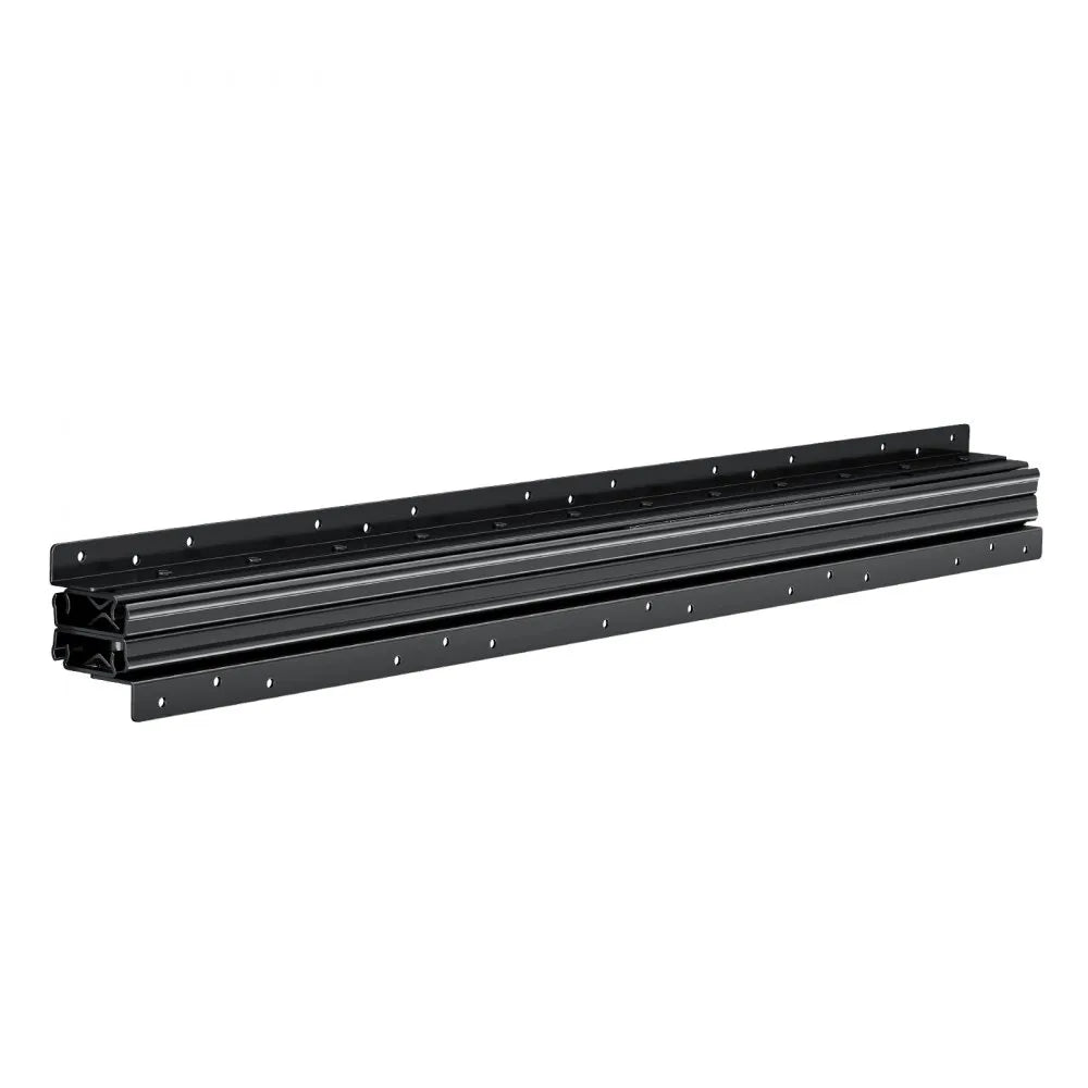 VEVOR Undermount Drawer Slides, 32 inch, Full Extension Ball Bearing Under Stair Cabinet Rails, 260 LB Load Capacity Heavy Duty Bottom Stair Cabinet Glides Track Runners,for DIY Replacement, Black