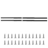 VEVOR Undermount Drawer Slides, 40 inch, Full Extension Ball Bearing Under Stair Cabinet Rails, 260 LB Load Capacity Heavy Duty Bottom Stair Cabinet Glides Track Runners,for DIY Replacement, Black