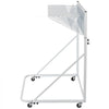 VEVOR Mobile Blueprint Storage Rack, Plan Holder with 12 Pivot Brackets, Mobile Blueprint Holder Adjustable Height & Length, Poster Display Rack for Office and Home (Rack Only Without Clamps)