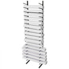 VEVOR Blueprint Storage Rack, Hanging Poster Display Rack 16-Tier, Vertical Blueprint Roll File Holder 2 Rolls/tire, Roll File Storage Rack for Blueprint Map Poster