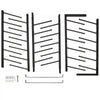 VEVOR Blueprint Storage Rack, Hanging Poster Display Rack 16-Tier, Vertical Blueprint Roll File Holder 2 Rolls/tire, Roll File Storage Rack for Blueprint Map Poster
