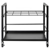 VEVOR Blueprint Storage Rack, 20 Slots Blueprint Holder with Wheels, Mobile Metal Blueprint Storage Cart for Map Poster Architectural Construction Plan, Roll File Organizer for Home, Office, School