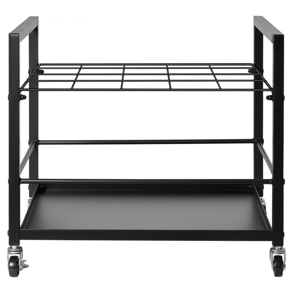 VEVOR Blueprint Storage Rack, 20 Slots Blueprint Holder with Wheels, Mobile Metal Blueprint Storage Cart for Map Poster Architectural Construction Plan, Roll File Organizer for Home, Office, School