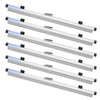 VEVOR Blueprint Clamps, 24 Inches, Blueprint Hanging Clips Binding Strips, Aluminum Construction, Document Storage, for Blue Print, Maps, Construction Paper Posters Plans Drawings Arts, Pack of 6
