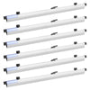 VEVOR Blueprint Clamps, 30 Inches, Blueprint Hanging Clips Binding Strips, Aluminum Construction, Large Document Storage, for Blue Print, Maps, Construction Paper Poster Plans Drawings Arts, Pack of 6