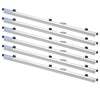 VEVOR Blueprint Clamps, 36 Inches, Blueprint Hanging Clips Binding Strips, Aluminum Construction, Large Document Storage, for Blue Print, Maps, Construction Paper Poster Plans Drawings Arts, Pack of 6