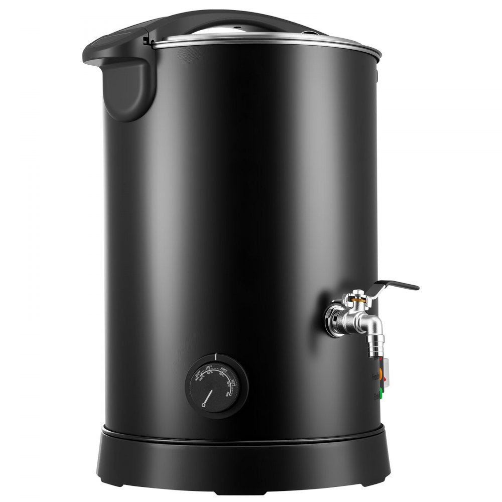 VEVOR Wax Melter for Candle Making, 10.6 Qts, Fast and Even Heating, with Easy Pour Spout and Temperature Control, Hourglass Base for Non-Stick Smooth Flow, Wax Melting Pot for Making Candles Soaps
