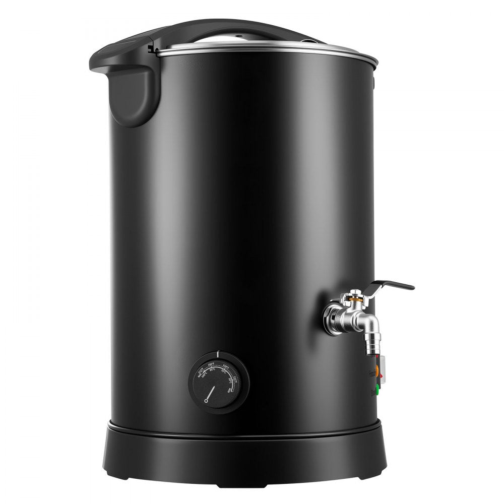 VEVOR Wax Melter for Candle Making, 10.6 Qts, Fast and Even Heating, with Easy Pour Spout and Temperature Control, Hourglass Base for Non-Stick Smooth Flow, Wax Melting Pot for Making Candles Soaps