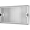 VEVOR Beer Drip Tray, 304 Stainless Steel Kegerator Drip Trays with 4 Non-Slip Rubber Pads and Detachable Cover, Heat / Cold Resistant Beer Tower Drip Pan for Bar Restaurant Coffee Shop Home