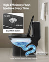 High-efficiency dual-flush system 1.0/1.28 GPF with vortex jet flush illustration