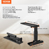 VEVOR Ladder Levler, 23.4 L x 11.4-18 in H Support Surface, Steel Ladder Leveling Tool, Folding Pitch Hopper, Stair Ladder Stabilizer Easy to Use,Extension Ladder Accessories for Uneven Ground