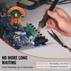 VEVOR Soldering Iron Station, 80W Digital Display Soldering Station Kit with 2 Helping Hands, 5 Soldering Tips, 30g Solder Wire, Solder Sucker, Tweezer, Auto Standby & Sleep Mode, °C/°F Conversion