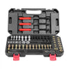 VEVOR 61-Piece Thread Chaser Set, UNC UNF and Metric Thread Restorer Tool, Rethreading Tool Kit with 28 Taps 28 Dies 3 Thread Files Storage Case, Heat Treated Steel, for Mechanics DIY Enthusiasts