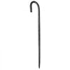 VEVOR Rebar Stakes, 16-Inch, Heavy-Duty 0.4 in Diameter J Hook, Galvanized Steel Ground Anchors with Chisel Point End & Rust-Resistant Coating, for Gardening Support, Fence, Camping Tents (16-Pack)