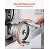 VEVOR Horizontal Vertical Rotary Table 8 in Precision Milling Rotary Table, with T-Slot & Graduated Scale, Worm Gear Adjustment, Cast Iron, Precision Indexing, for Milling Machines & Drill Presses