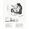 VEVOR Horizontal Vertical Rotary Table 8 in Precision Milling Rotary Table, with T-Slot & Graduated Scale, Worm Gear Adjustment, Cast Iron, Precision Indexing, for Milling Machines & Drill Presses