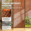 VEVOR Natural Reed Fencing, 4 ft x 16.4 ft, Reed Screen Curtain Balcony Reed Fence Roll for Outdoor Backyard Patio, Decorative Fence for Backyard Garden Fencing Divider, Privacy Screen Panel, Brown