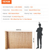 VEVOR Natural Reed Fencing, 4 ft x 16.4 ft, Reed Screen Curtain Balcony Reed Fence Roll for Outdoor Backyard Patio, Decorative Fence for Backyard Garden Fencing Divider, Privacy Screen Panel Curtain
