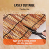 VEVOR Natural Reed Fencing, 4 ft x 16.4 ft, 2 Pack Reed Screen Curtain Balcony Reed Fence Roll for Outdoor Backyard Patio, Decorative Fence for Backyard Garden Fencing Divider, Privacy Panel, Brown